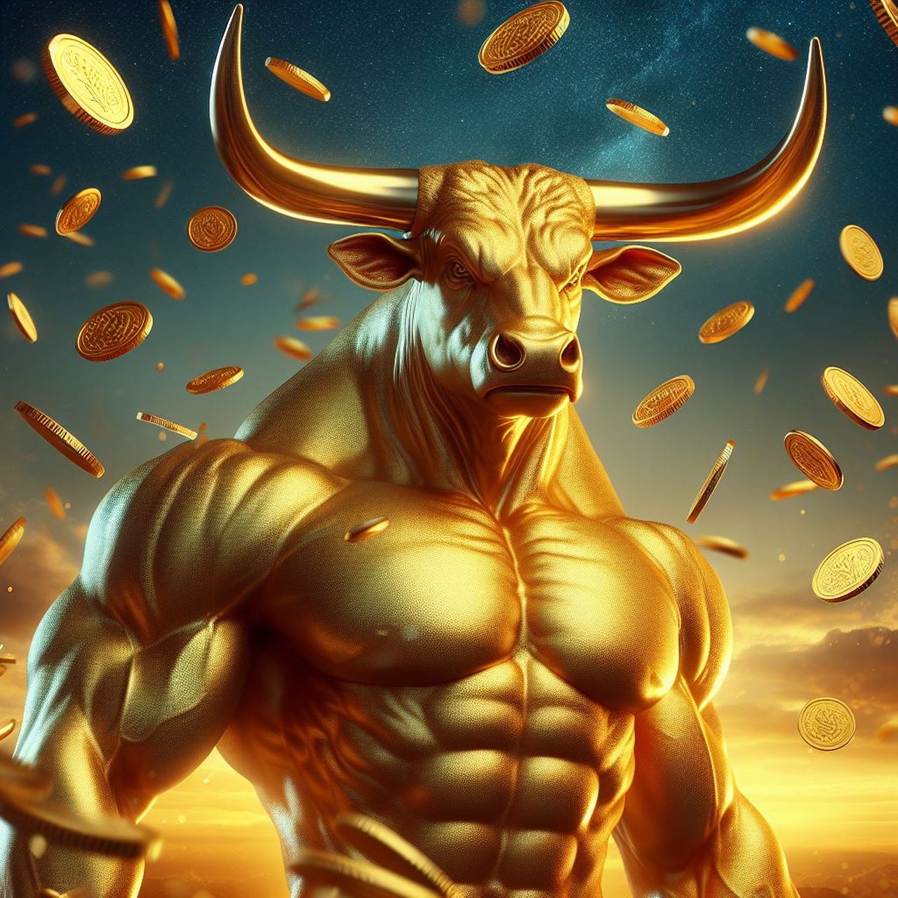 黄金牛头像分享|牛气冲天,喜欢的可以自生下载#动态连更挑战