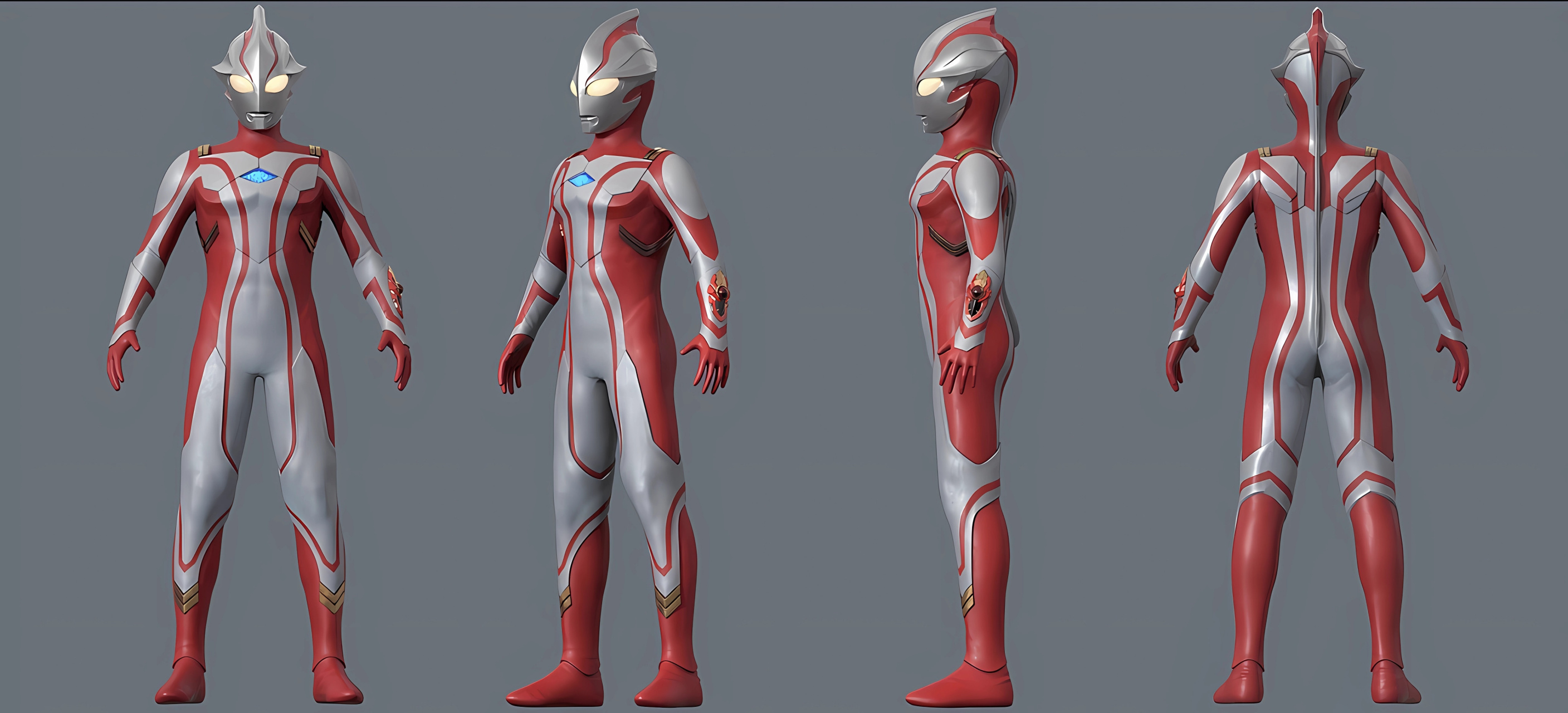 我最喜欢的几个奥特曼形态 三视图分享,小朋友喜欢可以自行下载#动态