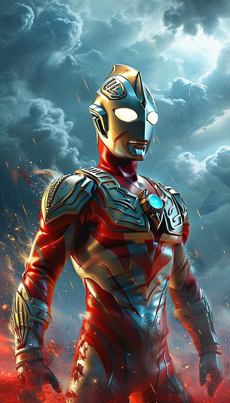 "奥特曼受伤了,没有光了",这简短的话语,如同沉重的钟声,在心灵的湖面