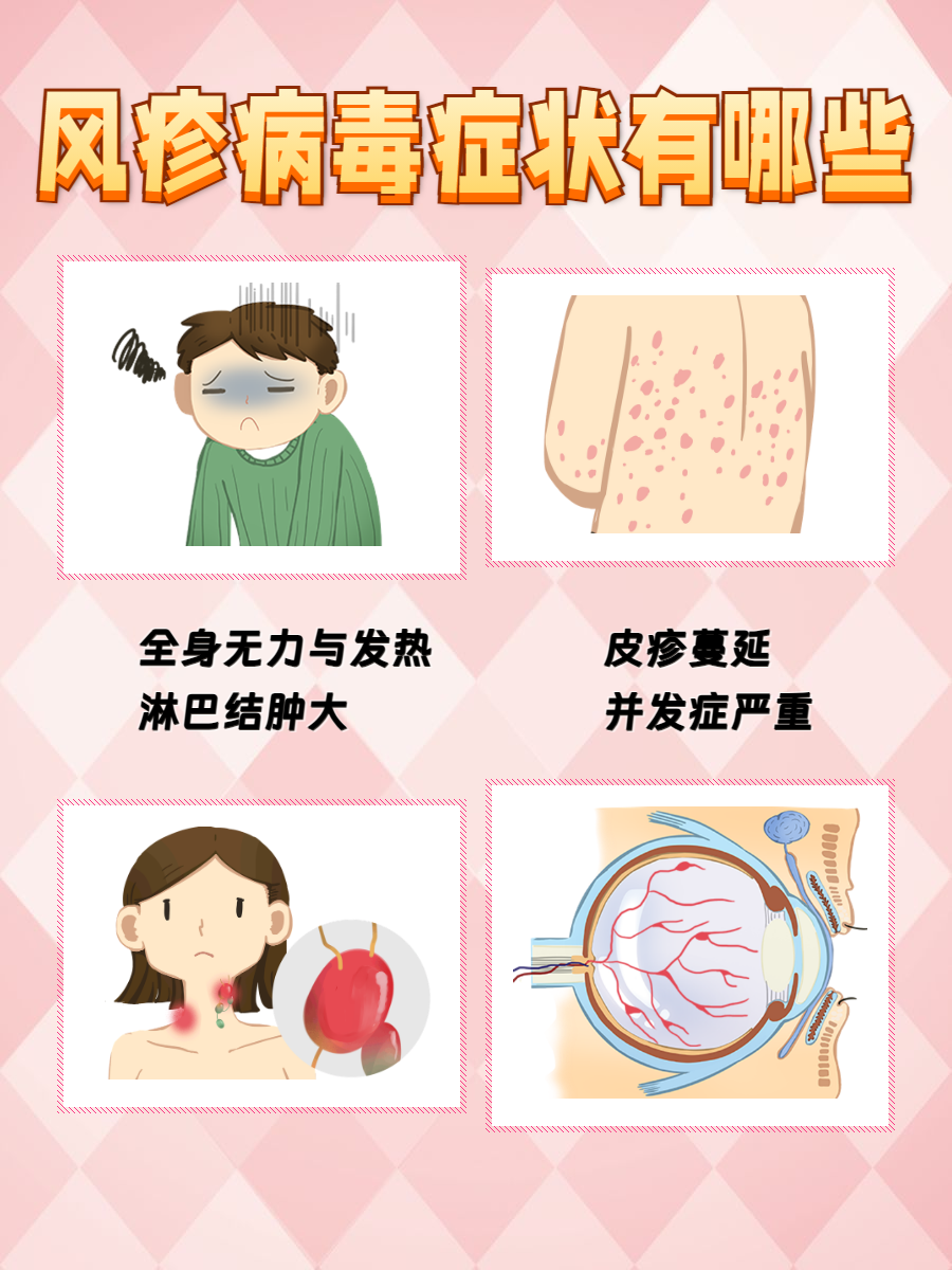风疹病毒症状有哪些?