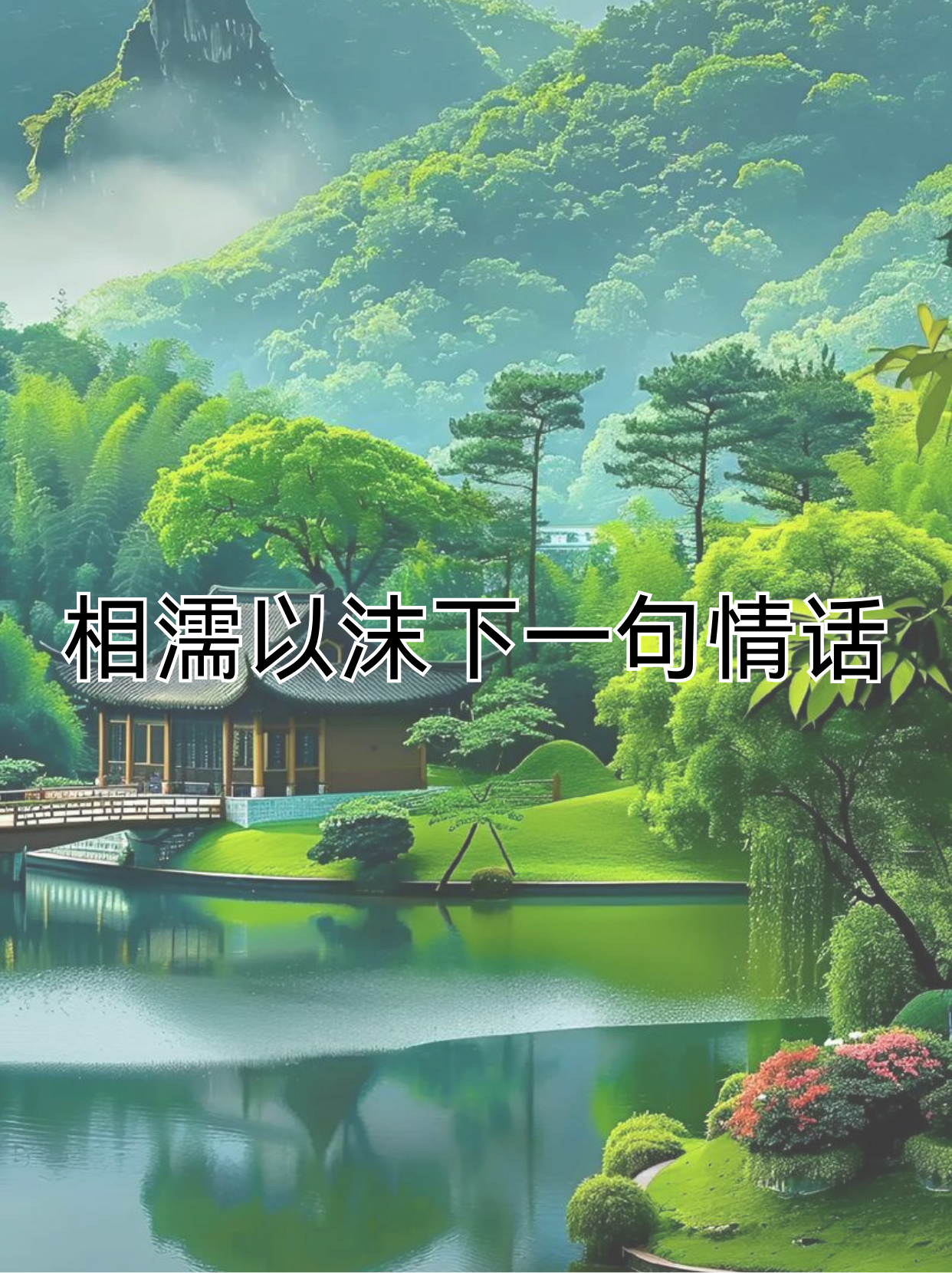 相濡以沫,出自《庄子·大宗师》,意指在困境中