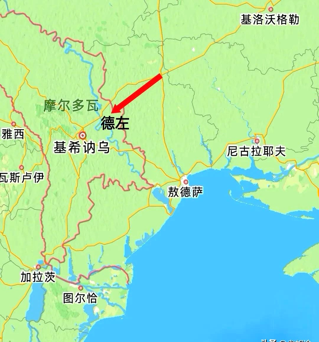 除了加里宁格勒,德左是俄罗斯另一个事实上的飞地