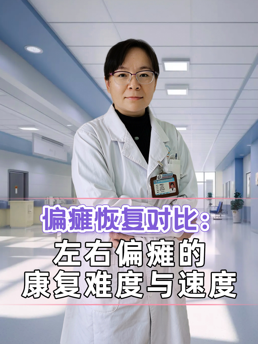 偏瘫恢复对比:左右偏瘫的康复难度与速度