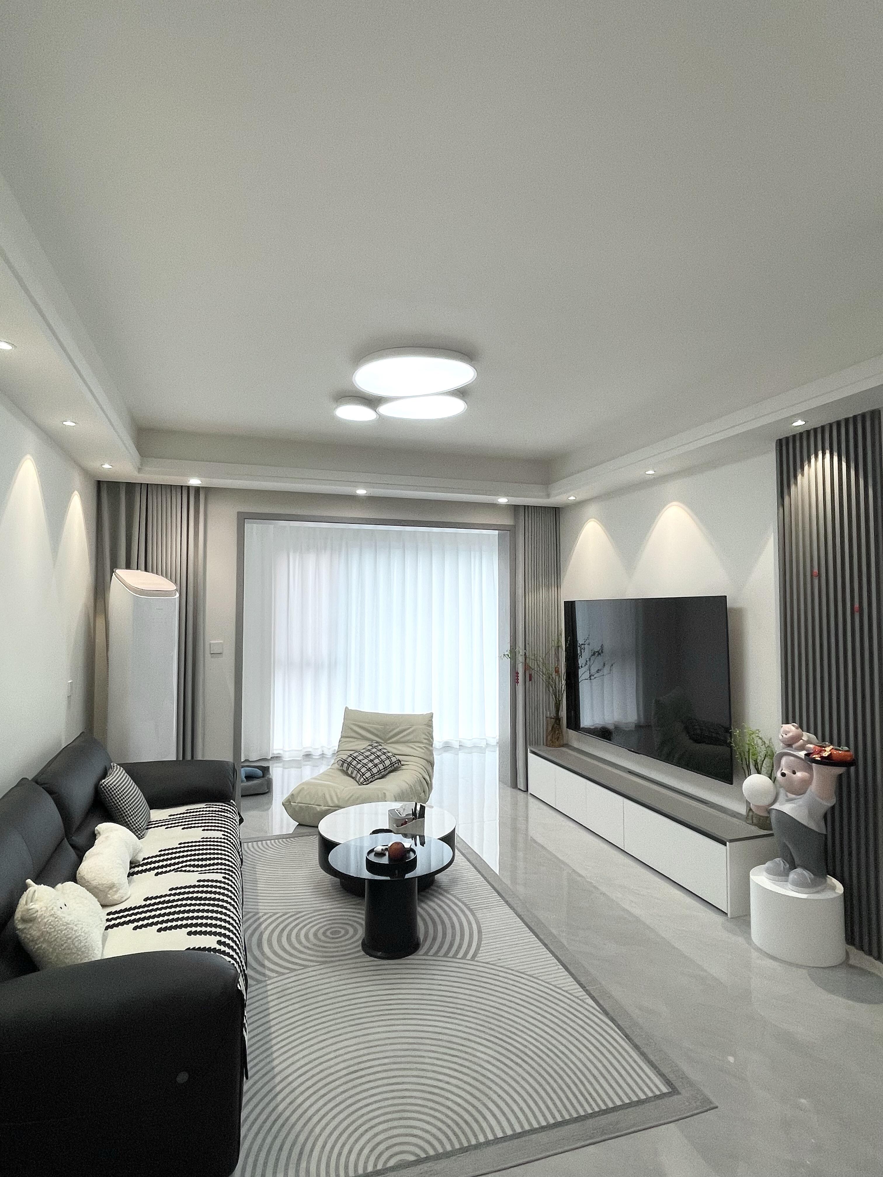 装饰图片全屋不吊顶装修效果图客厅电视墙设计图片广东发现一位女主的