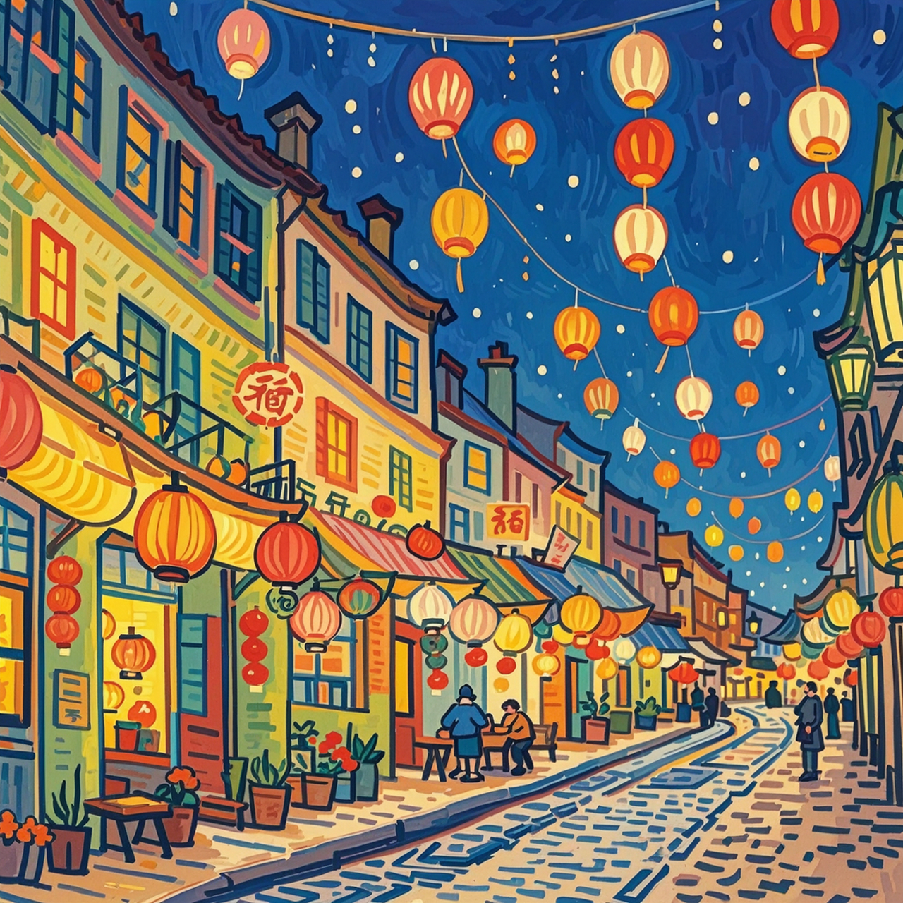 老街#动态连更挑战# #ai绘画