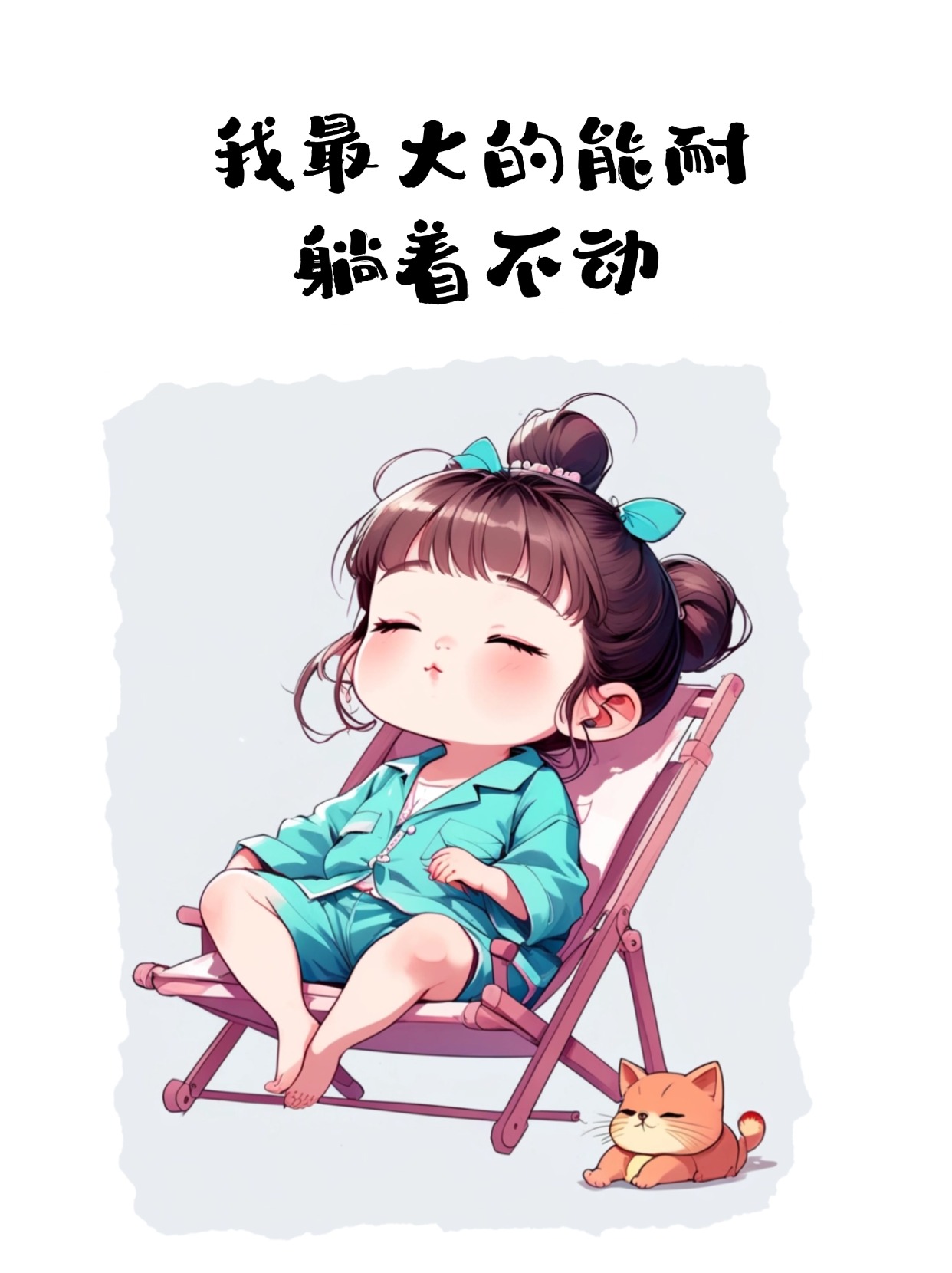 打工人的精神状态,有没有戳中你~ 我最大的能耐:躺着不动 我最大的