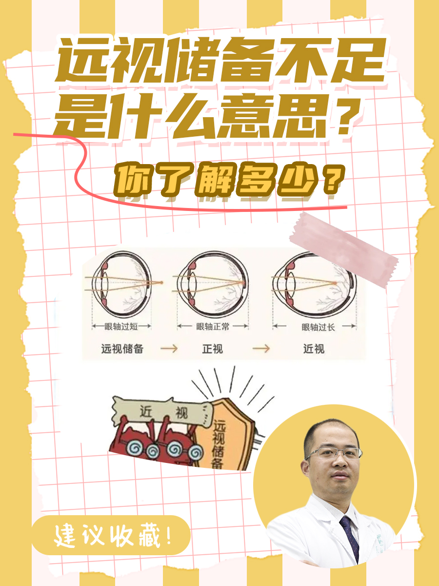远视储备不足是什么意思?你了解多少?