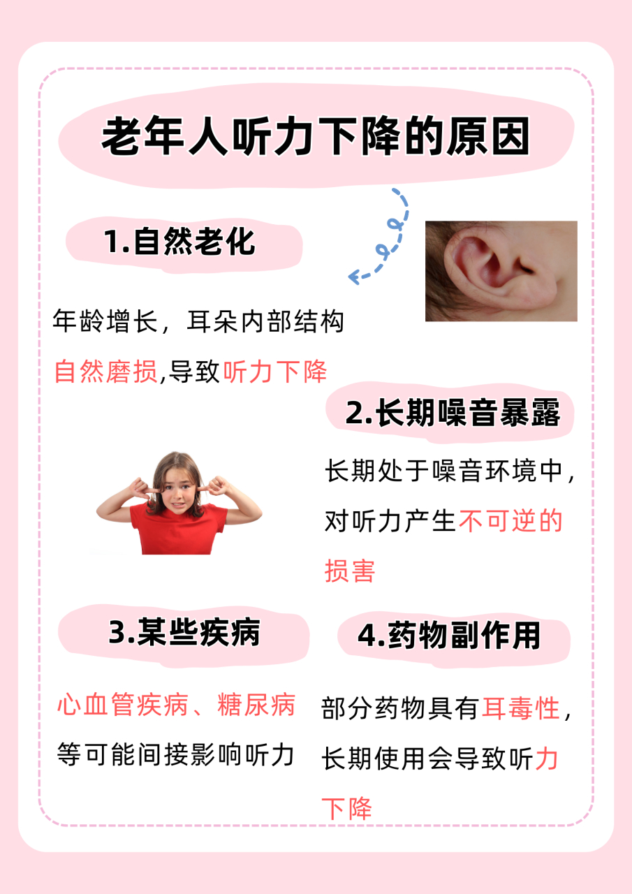 老年人听力下降的原因及对策,让声音更清晰!