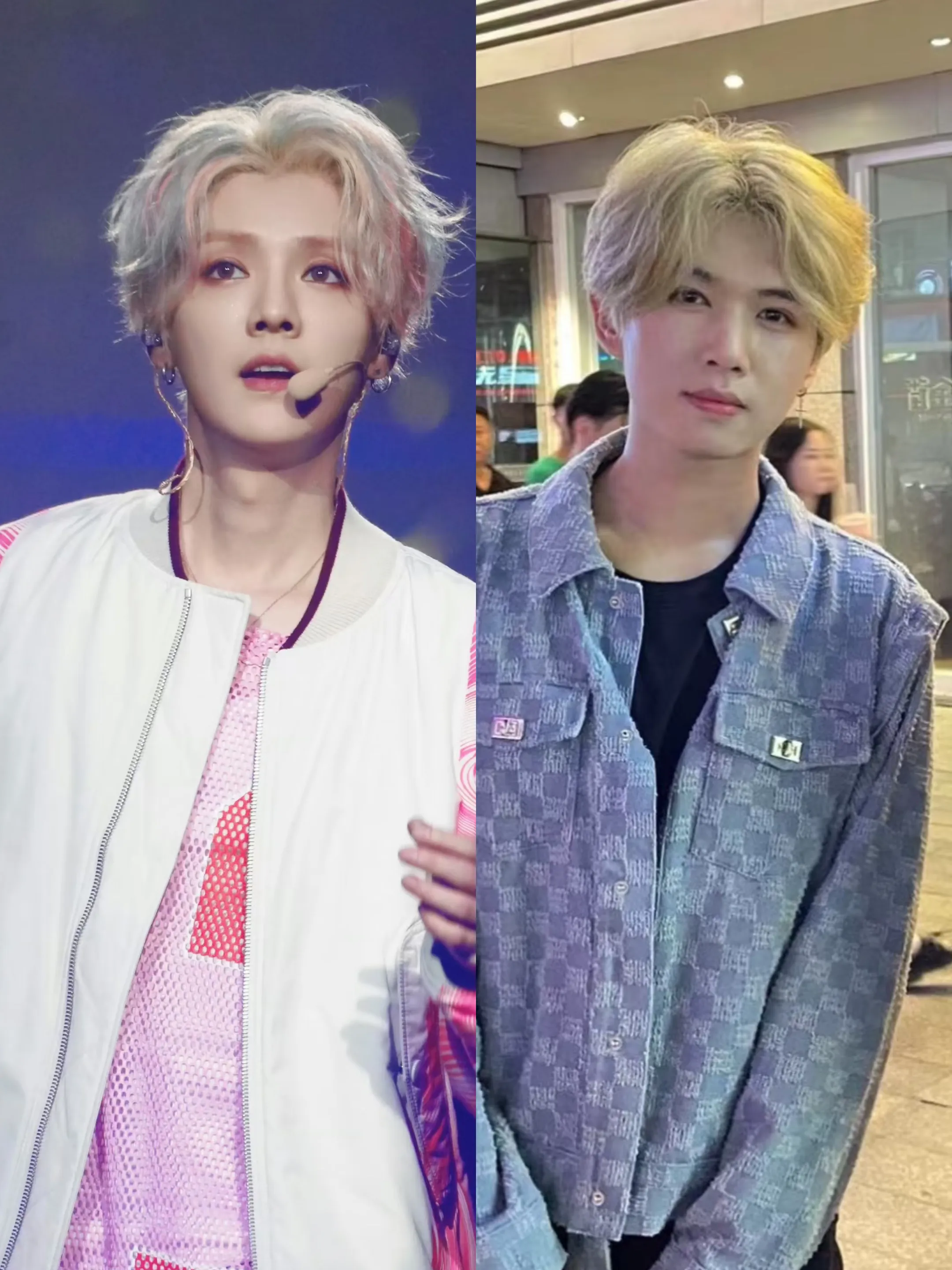 左边是鹿晗,1990年出生,今年34岁  右边是鹿哈,2000年出生,今年24岁