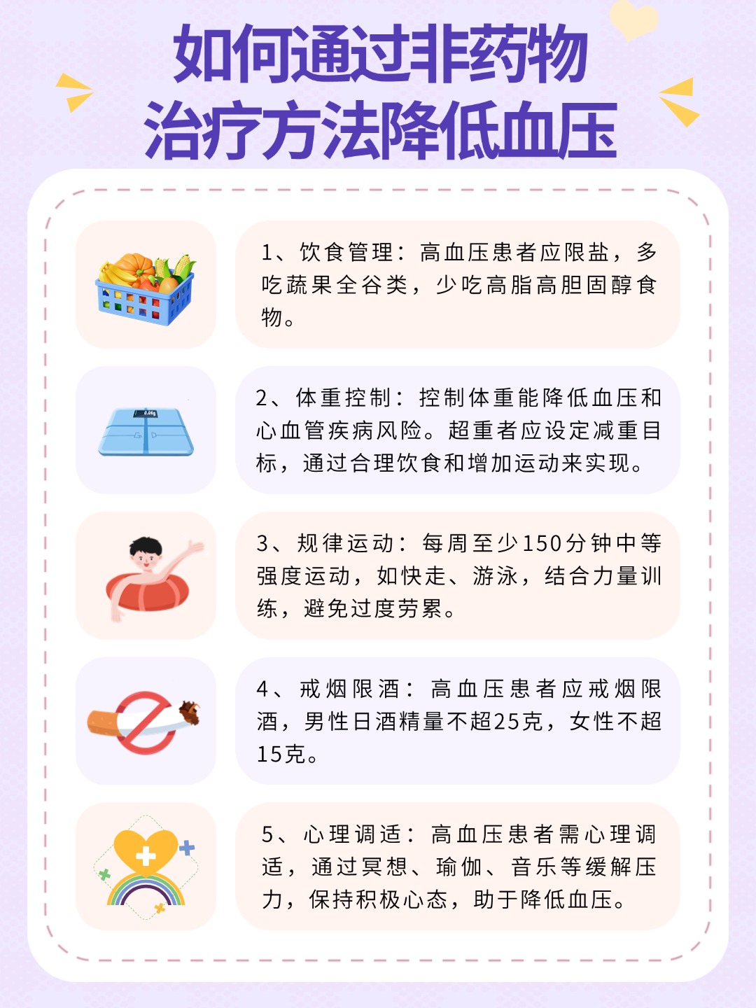 高血压不吃药如何把血压降下来