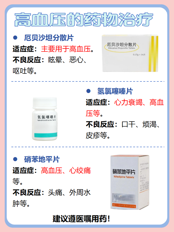 如果出现高血压的情况需要及时在医生指导下进行治疗,以免加重病情.