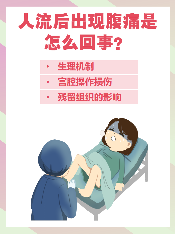 人流后出现腹痛是怎么回事?