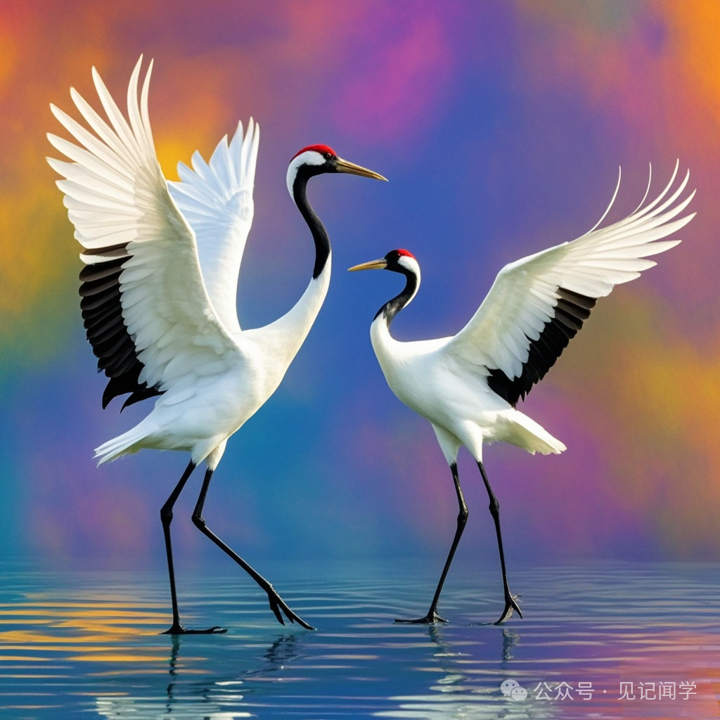 "一品鸟″ 丹顶鹤,漂亮吧!