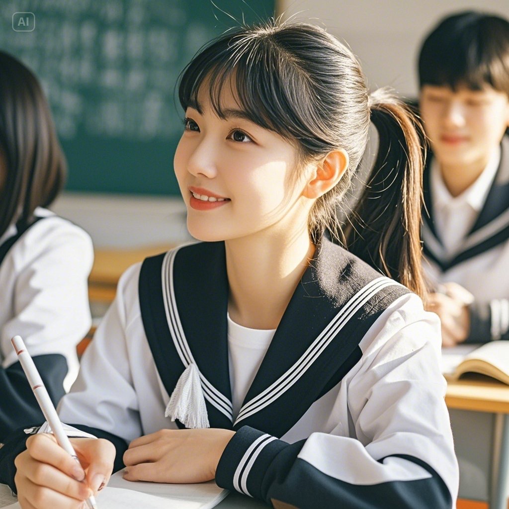 课桌间的潮汐 粉笔灰在阳光里起舞时,我总偷偷用余光丈量我们的距离