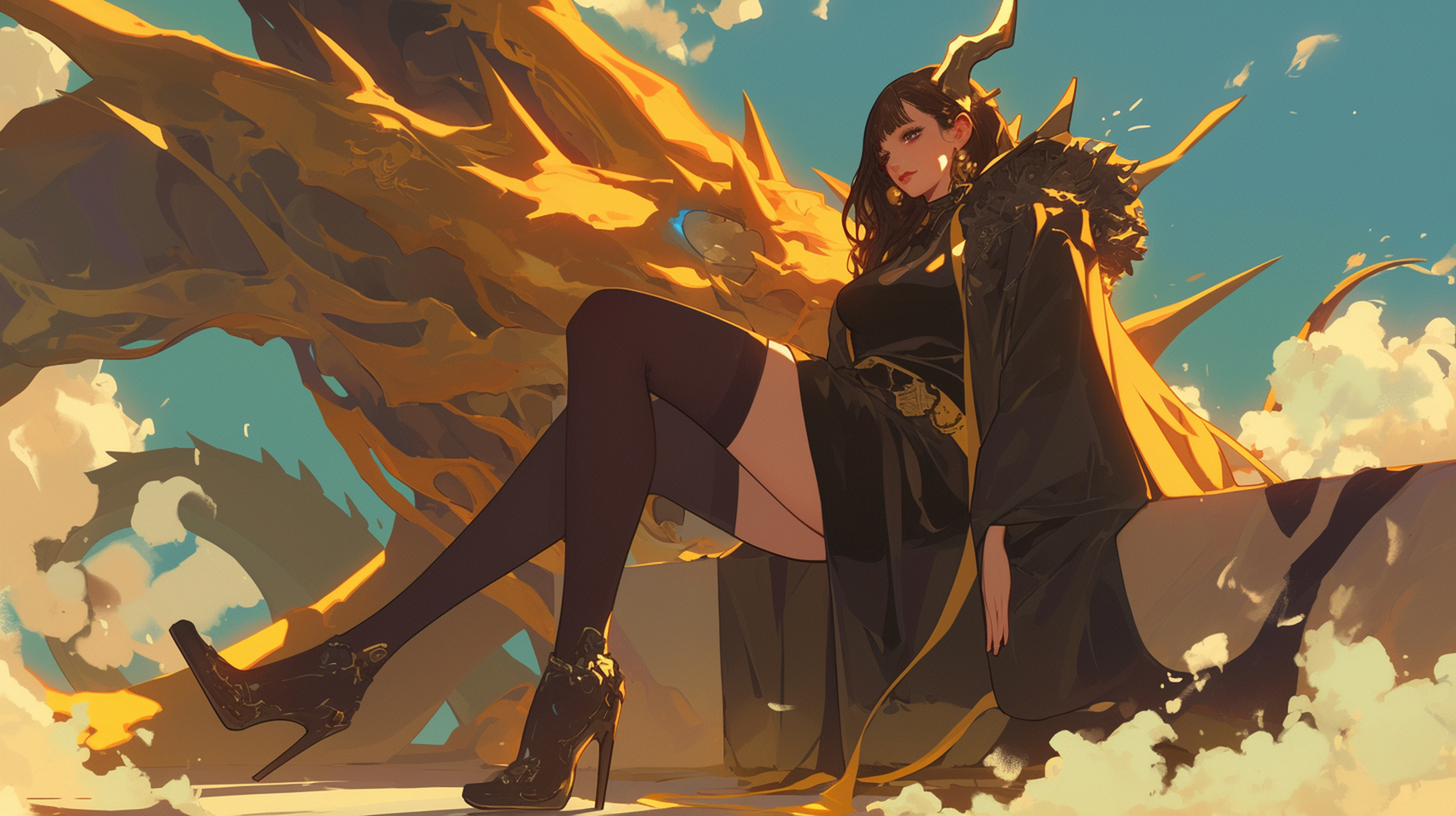 插画分享  #热点引擎计划# #壁纸# #动漫头像和壁纸# #电脑桌面壁纸