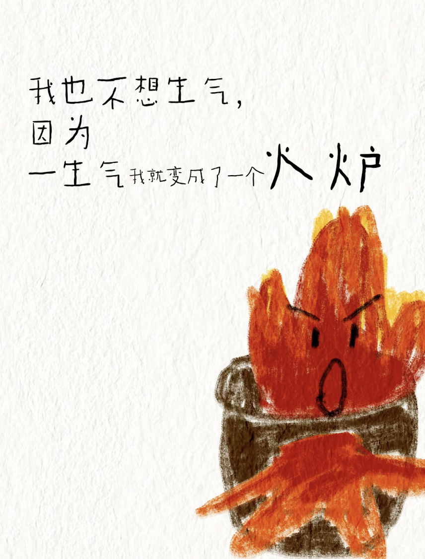 就像我的愤怒的背后是