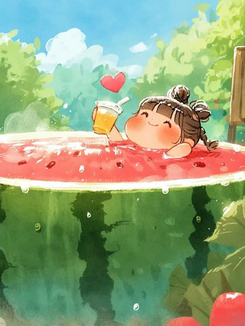 西瓜,是我最喜欢的夏日水果,是夏日清凉解暑必备神器.