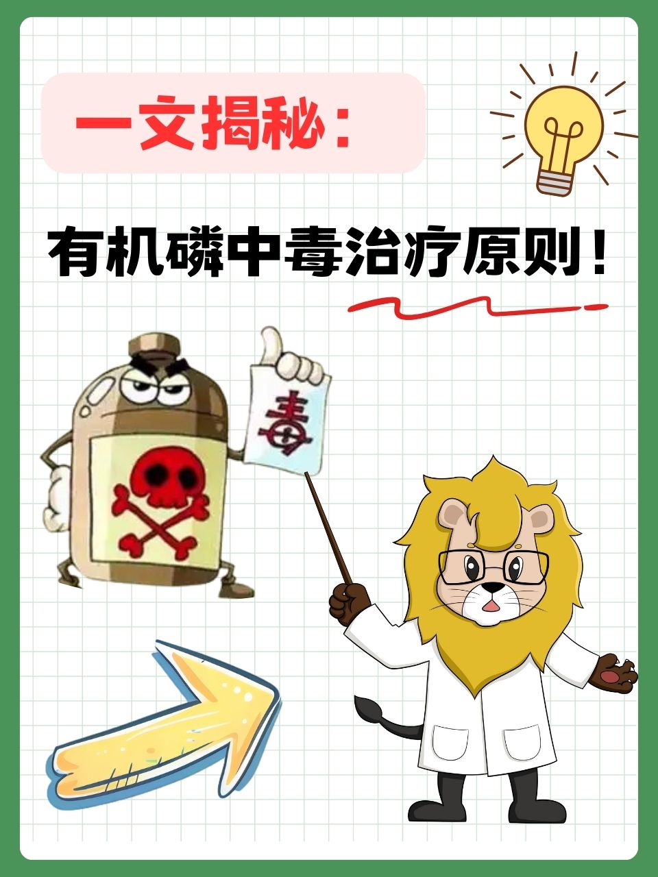 接下来,我们就来深入探讨一下有机磷中毒的治疗原则!