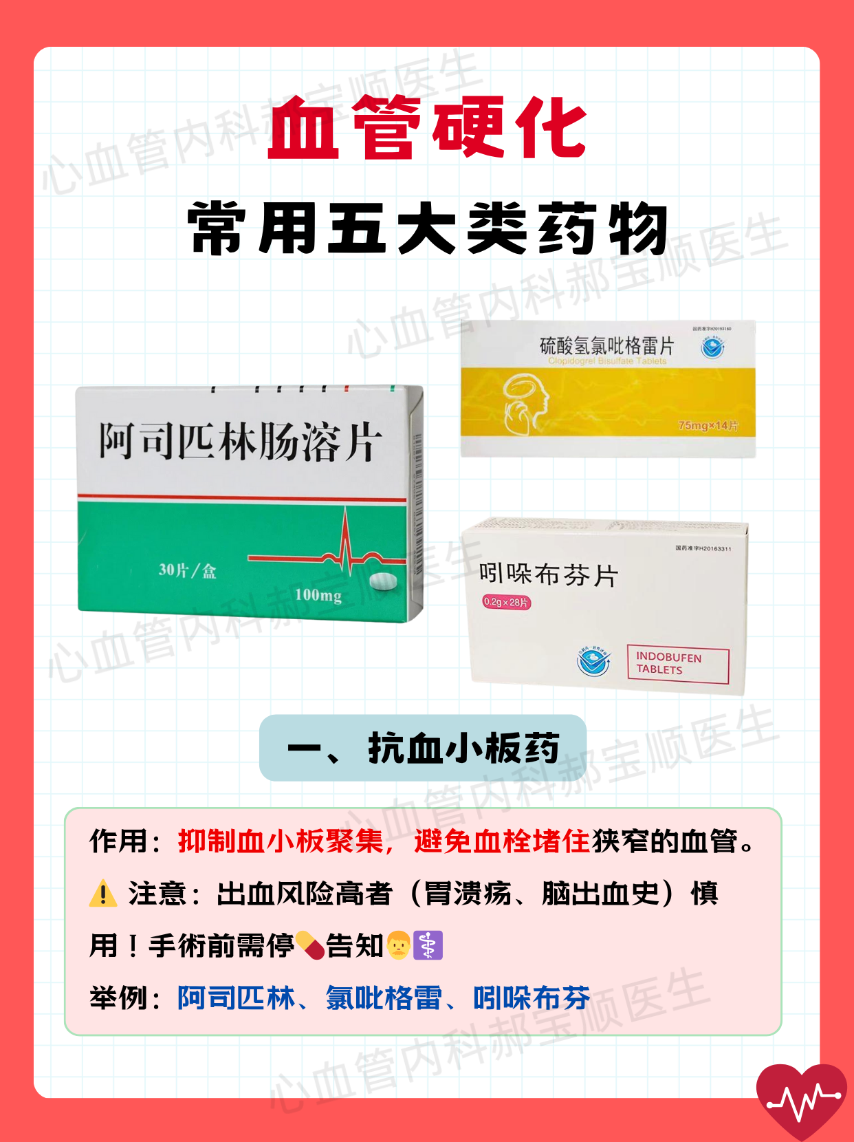 今天心血管科郝宝顺就为大家科普4类核心 1类辅助怎