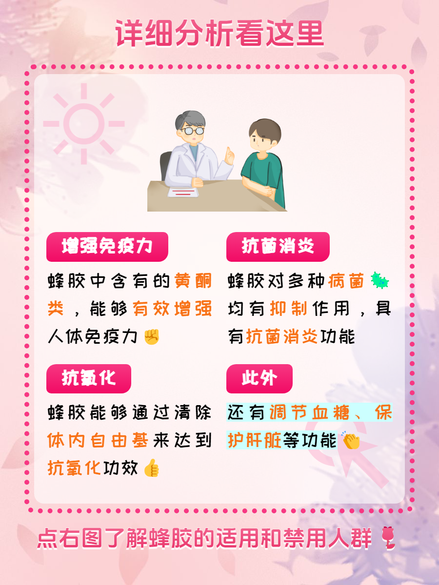 蜂胶的功能功效(蜂胶的功能功效与禁忌)