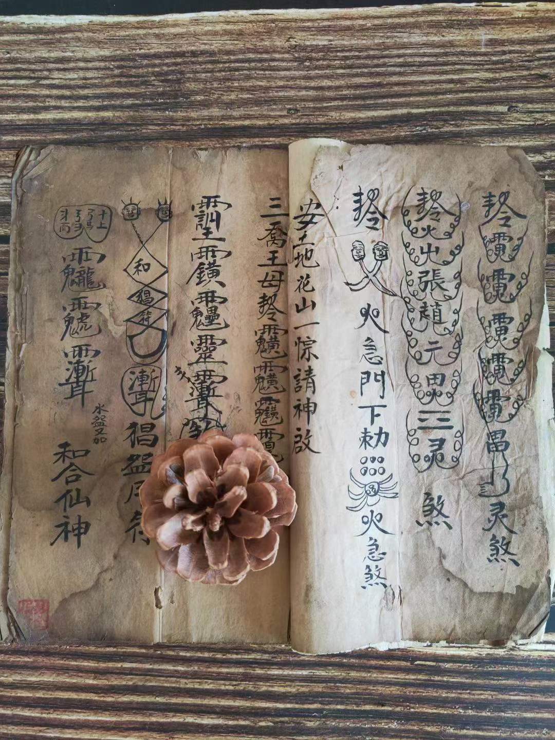 古籍分享《梅山秘传五猖退病符法》内含和合仙神九龙水封血用符