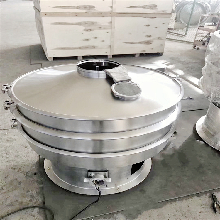 面粉圆振动筛粗细粉淀粉过滤分级除杂直排筛#