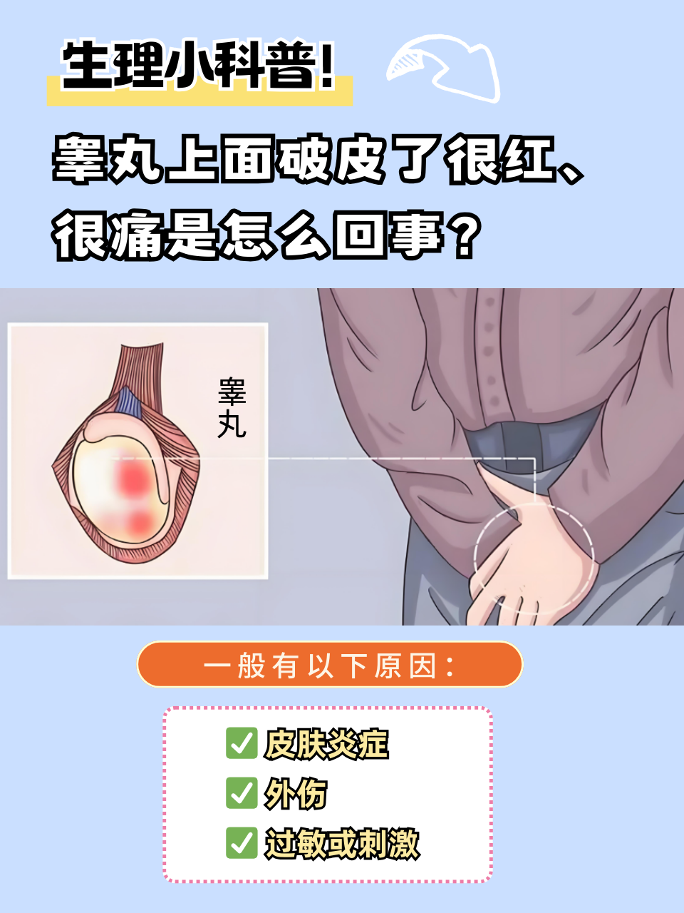 为什么睾丸外面的皮很痒