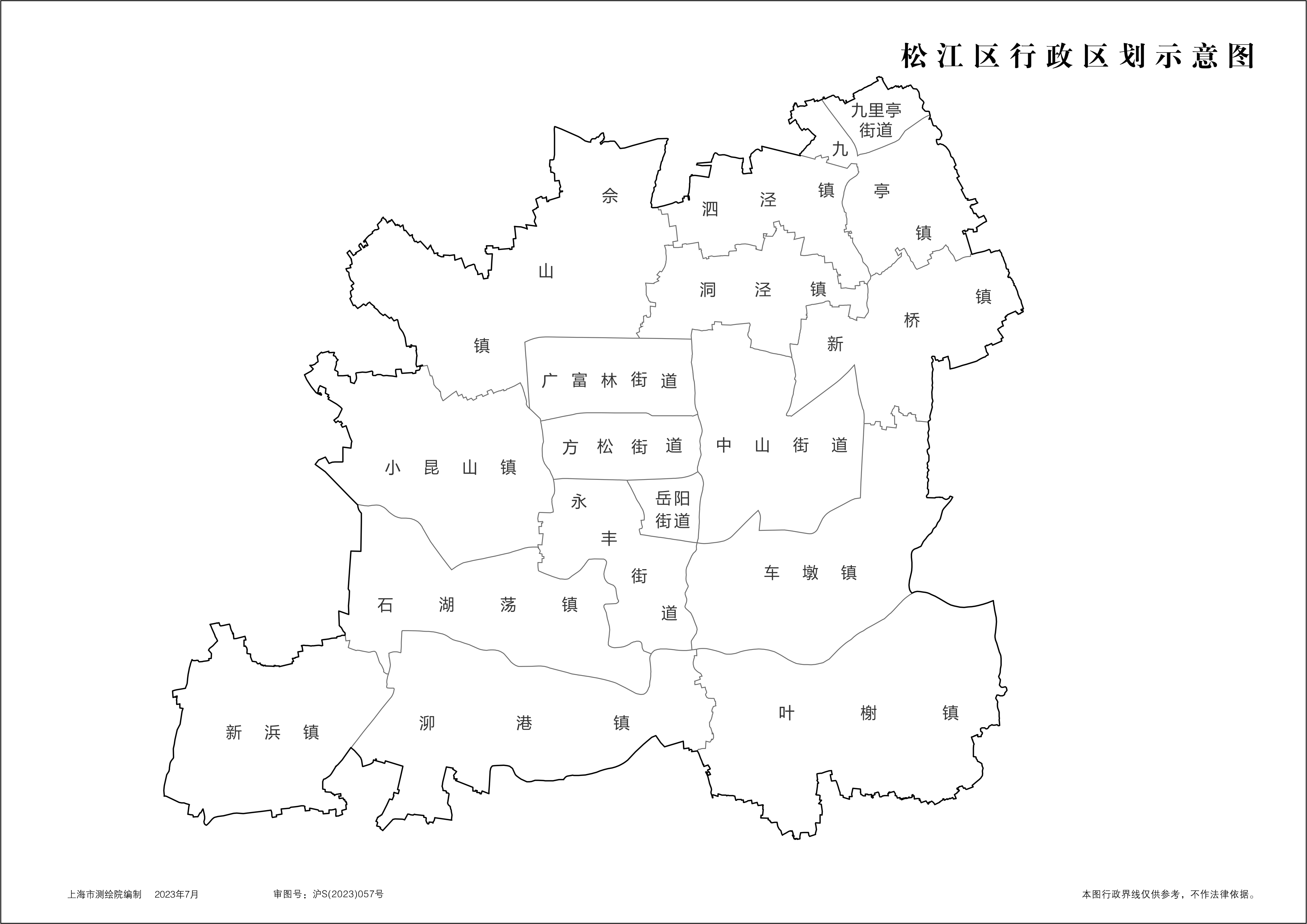 松江地图精确到街道图片