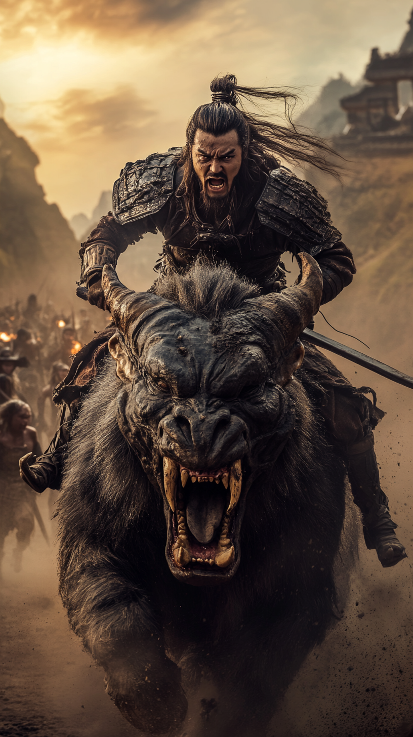 在中国远古时代,异兽纵横驰骋