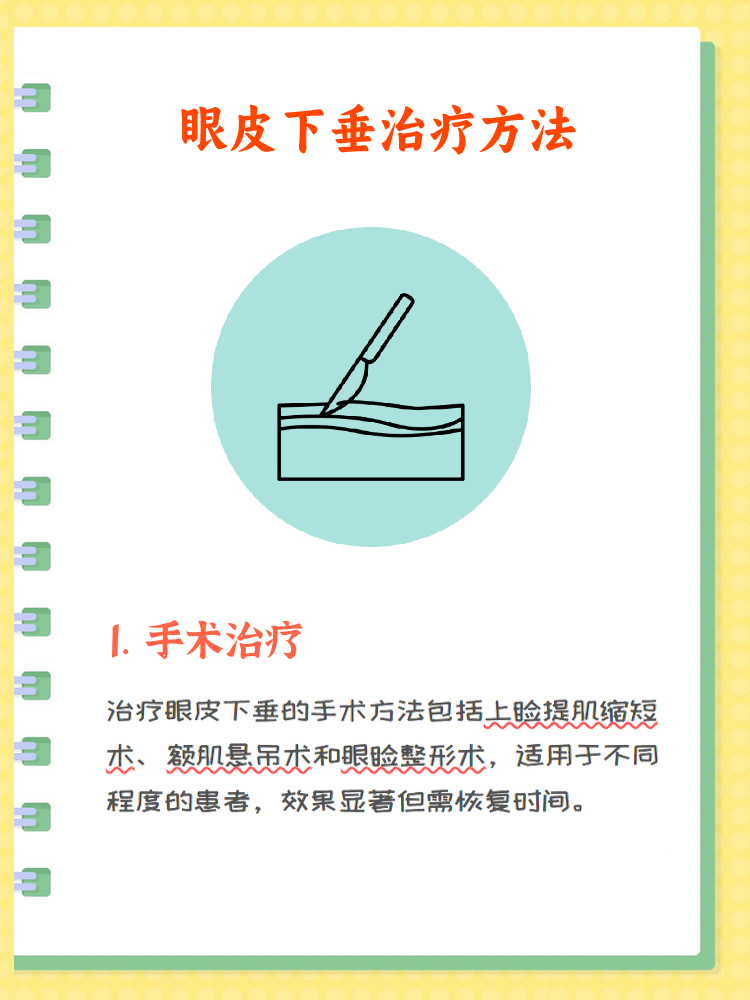 眼皮下垂不仅影响外观,还可能影响视力