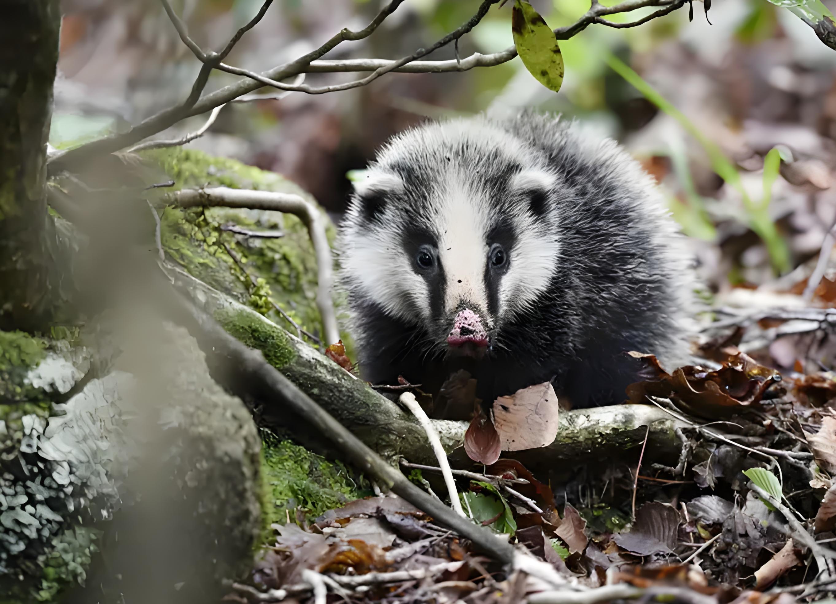 每次想到猪獾,我脑海里就浮现出它那圆滚滚的身体,配上短而有力的四肢