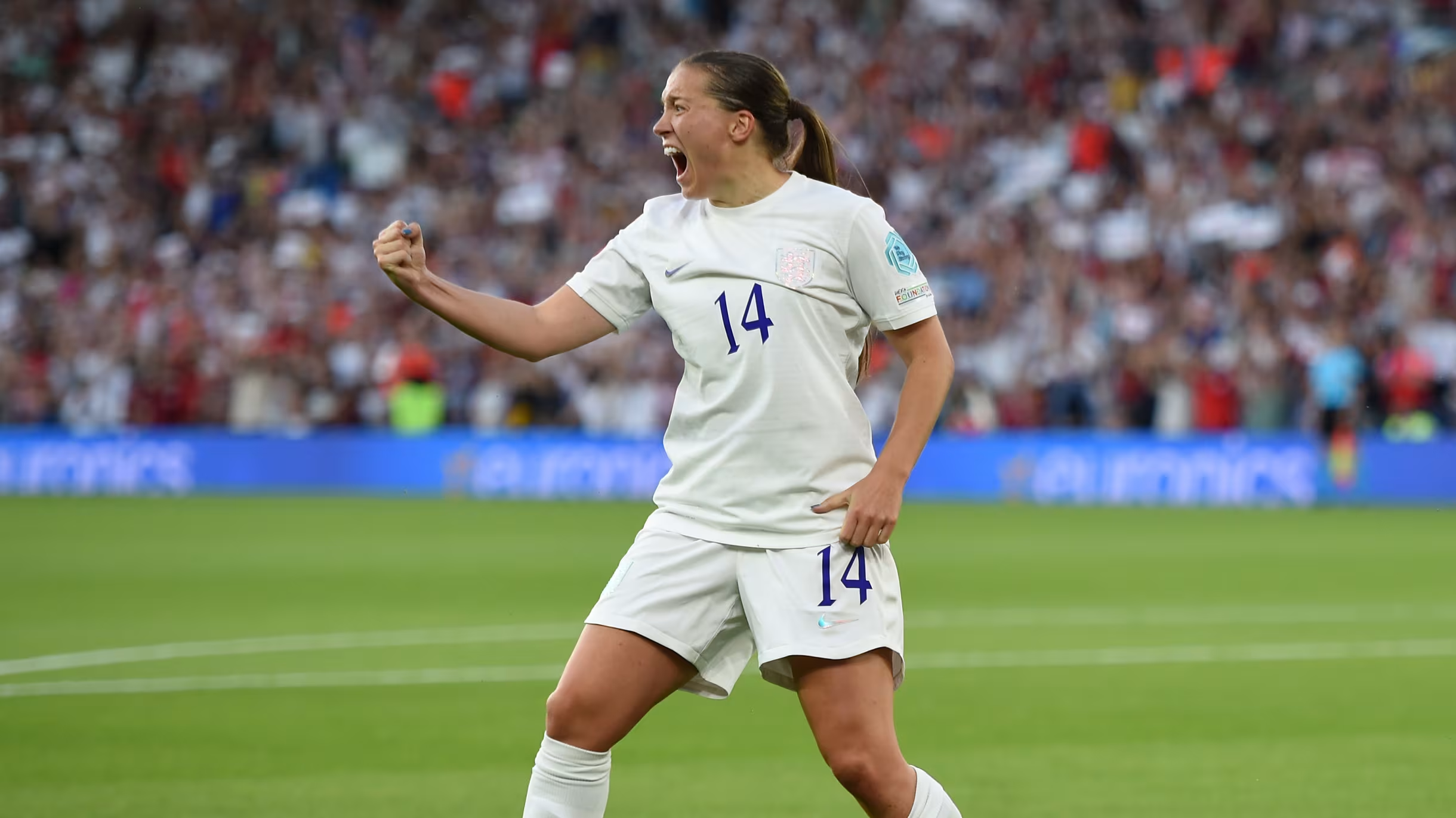 英格兰女子足球标志性人物弗兰·柯比从小就梦想成为奥运选手,尽管