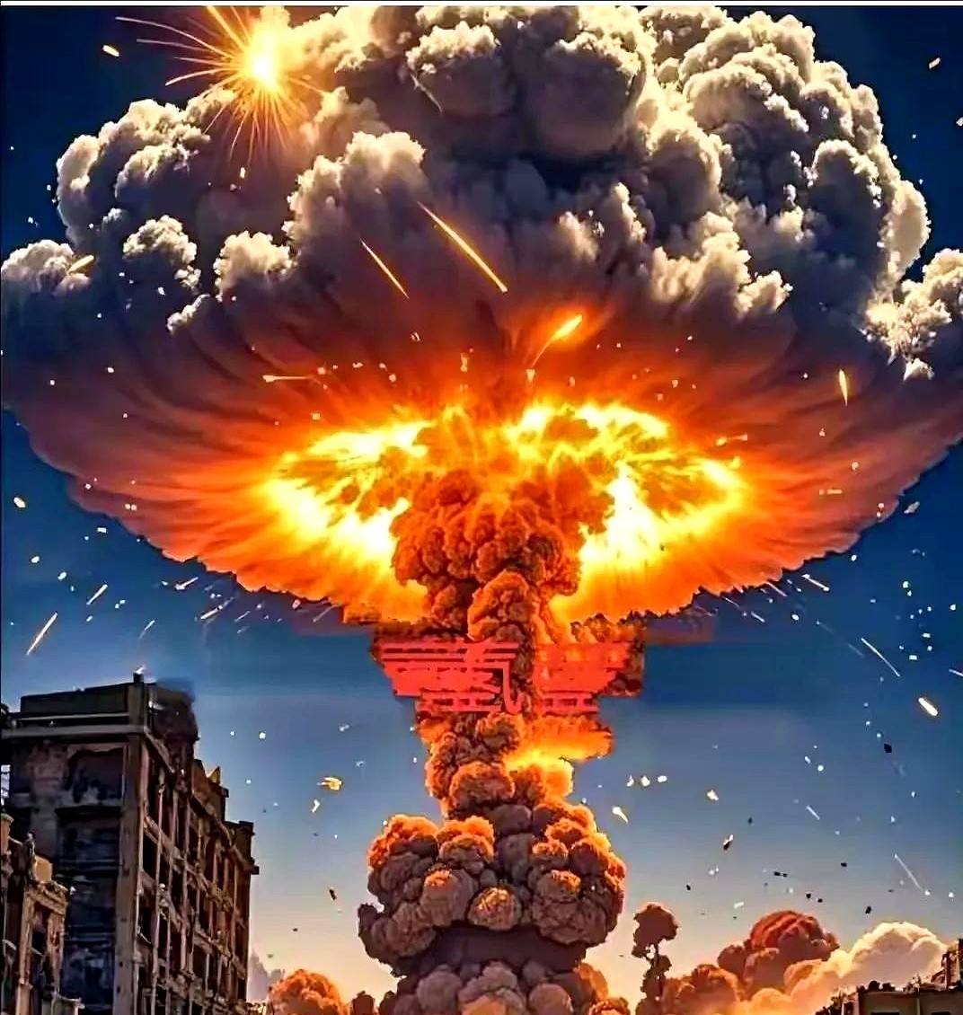 关键时刻,中国突然"试爆"非核氢弹,蘑菇云升起的一刹那,让敌对国家