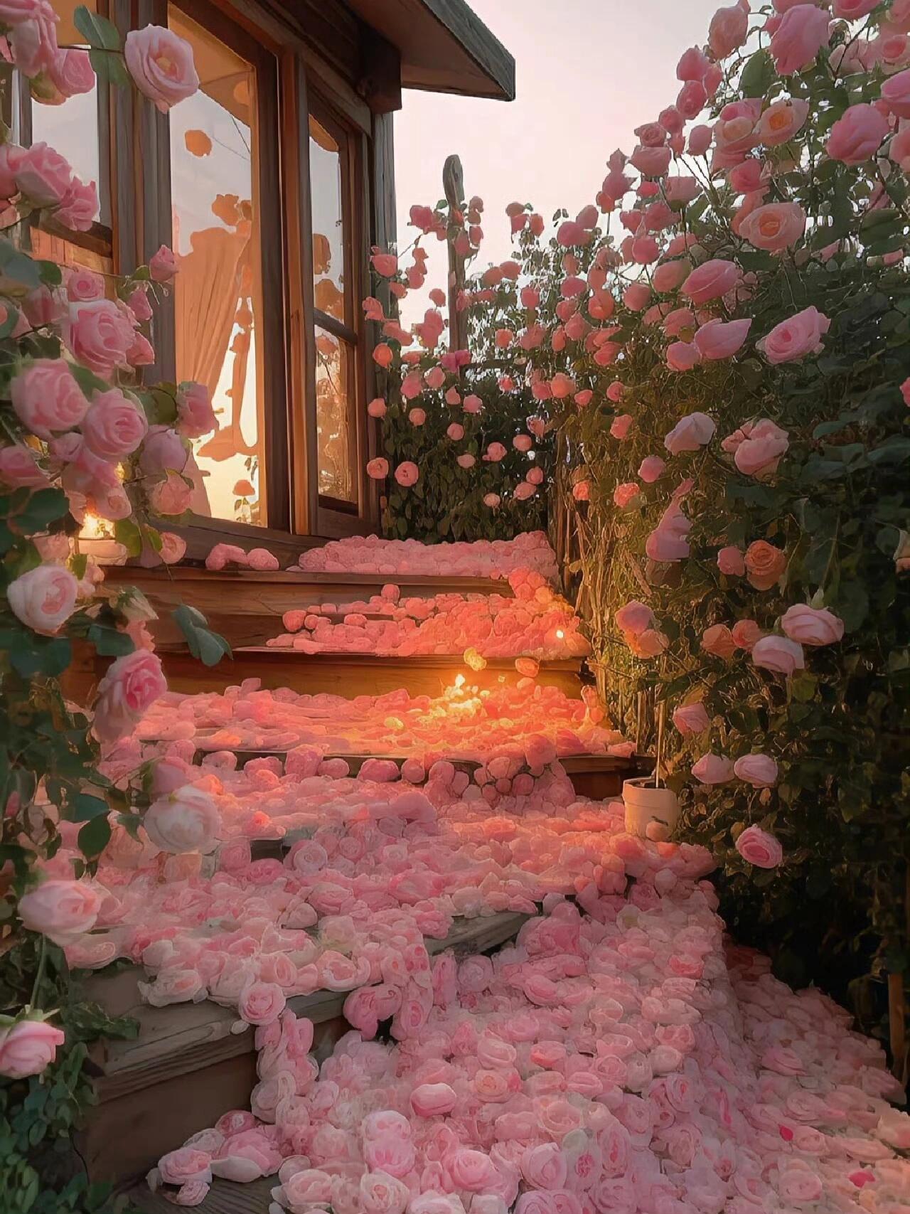 蔷薇花的颜色超级丰富呢