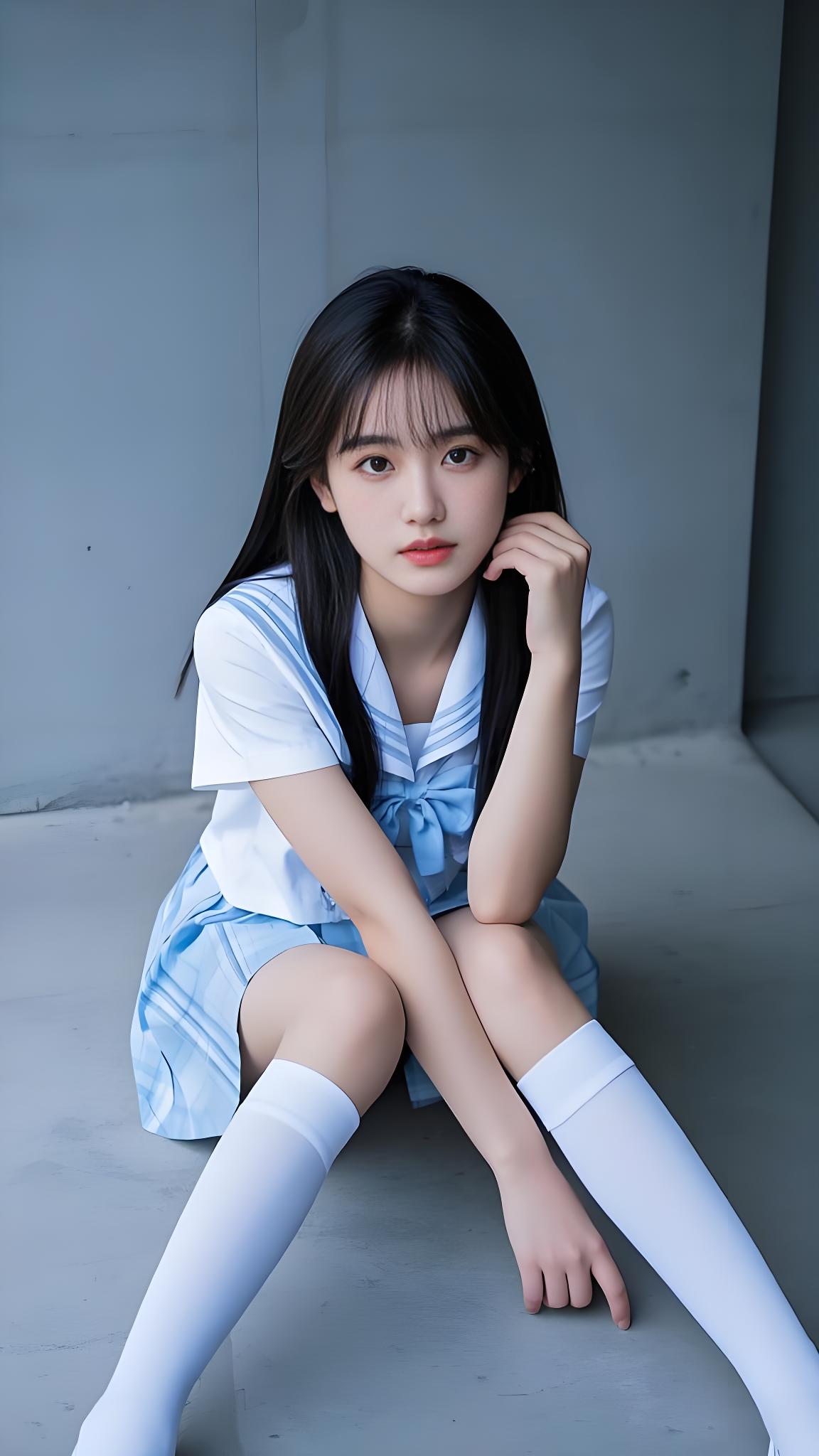 当 jk 制服遇上邻家清纯脸,一秒回到初恋时光#jk制服# #你的jk女孩