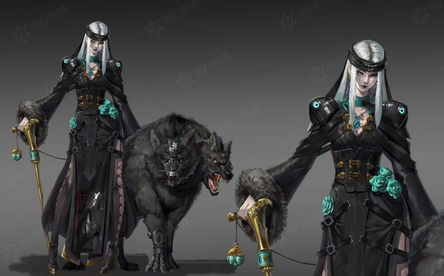 一些厚涂原画学生的作品更新[你懂的] 这细节你细品[二哈] #第九联盟