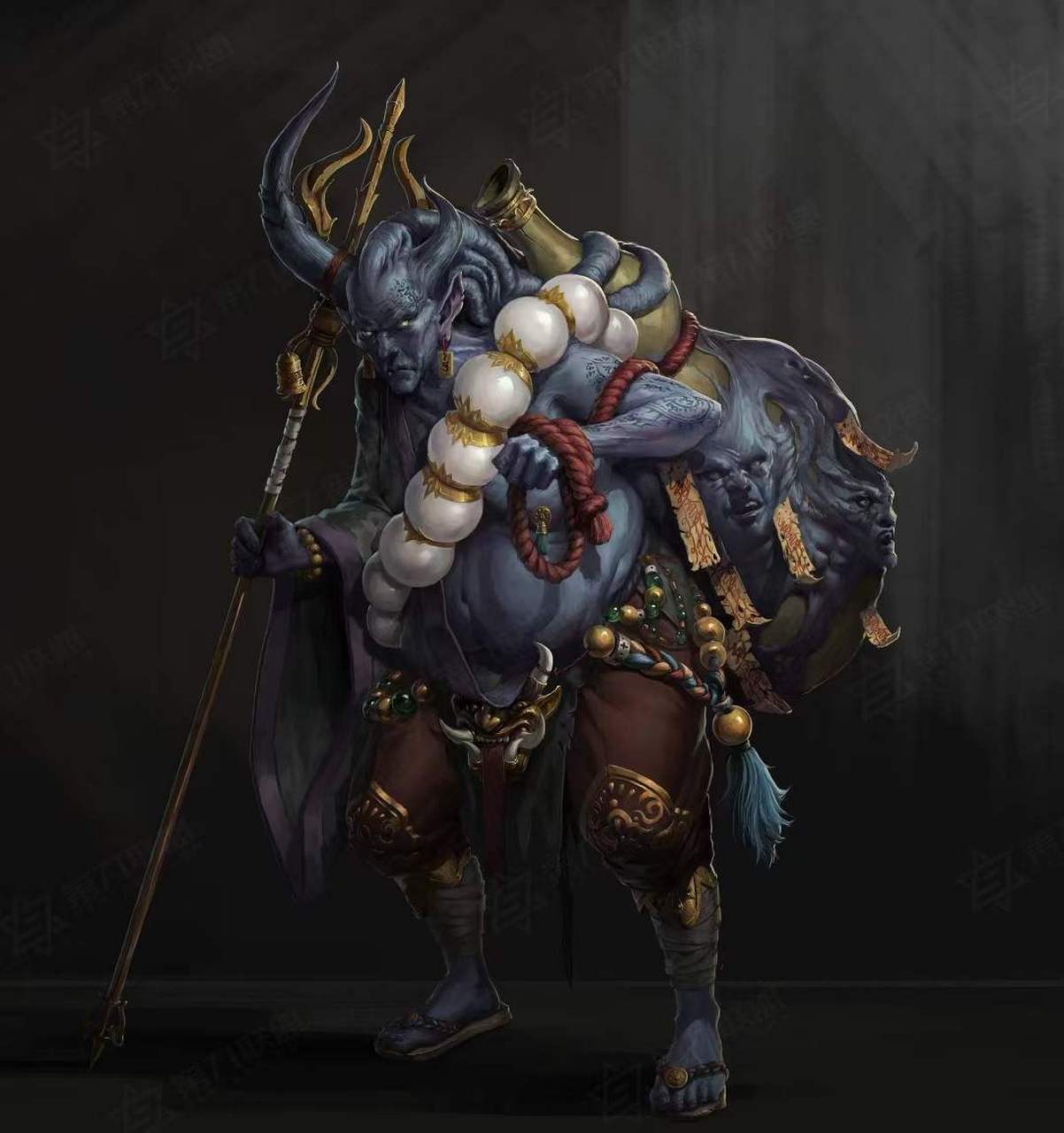 一些厚涂原画学生的作品更新[你懂的] 67这细节你细品[二哈] #第九