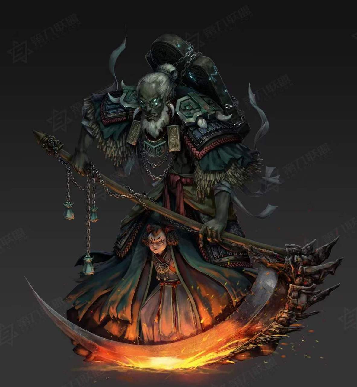 一些厚涂原画学生的作品更新[你懂的] 67这细节你细品[二哈] #第九