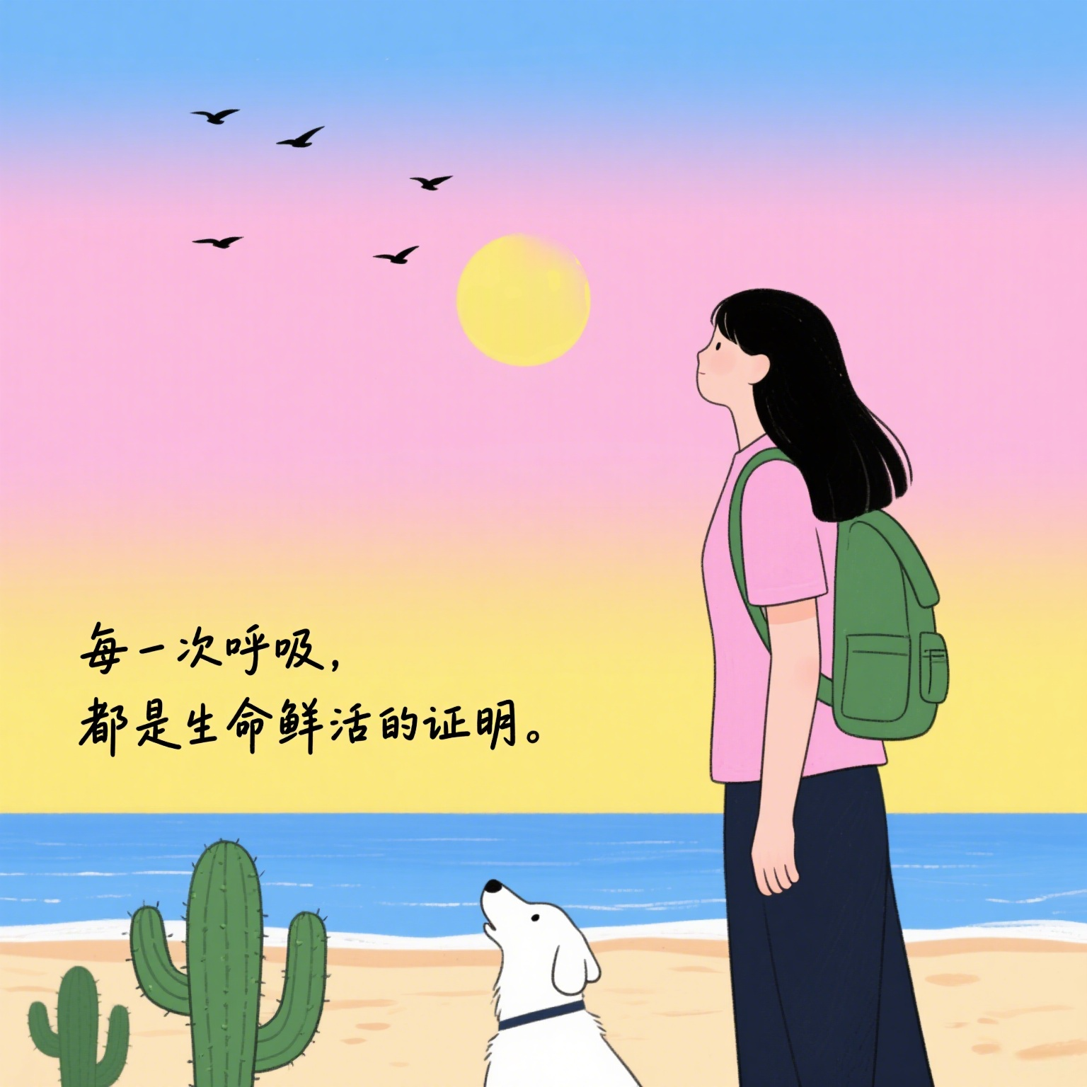 你刚刚那一吸一呼,可是实打实的"活着真好"认证章!