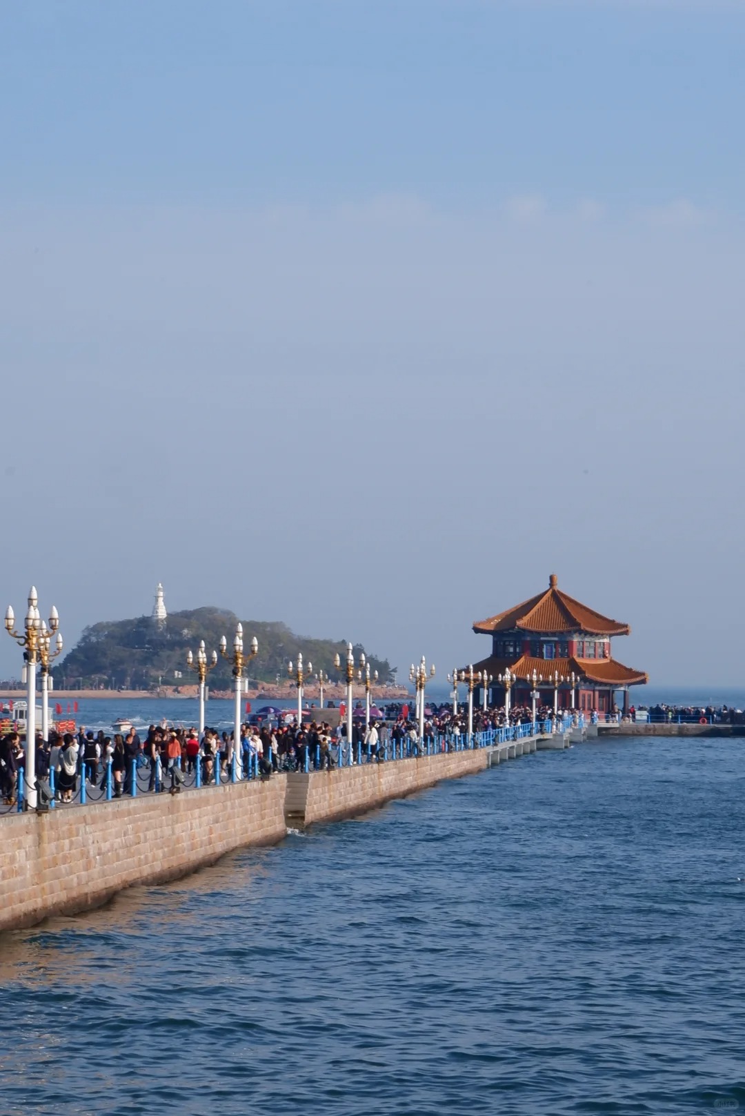 青岛海滨栈道那段最美图片