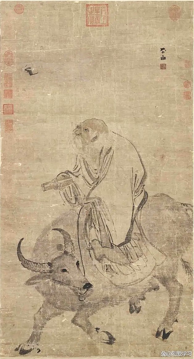 明代画家张路,擅绘人物山水,师法吴伟,戴进,水墨写意韵味独特