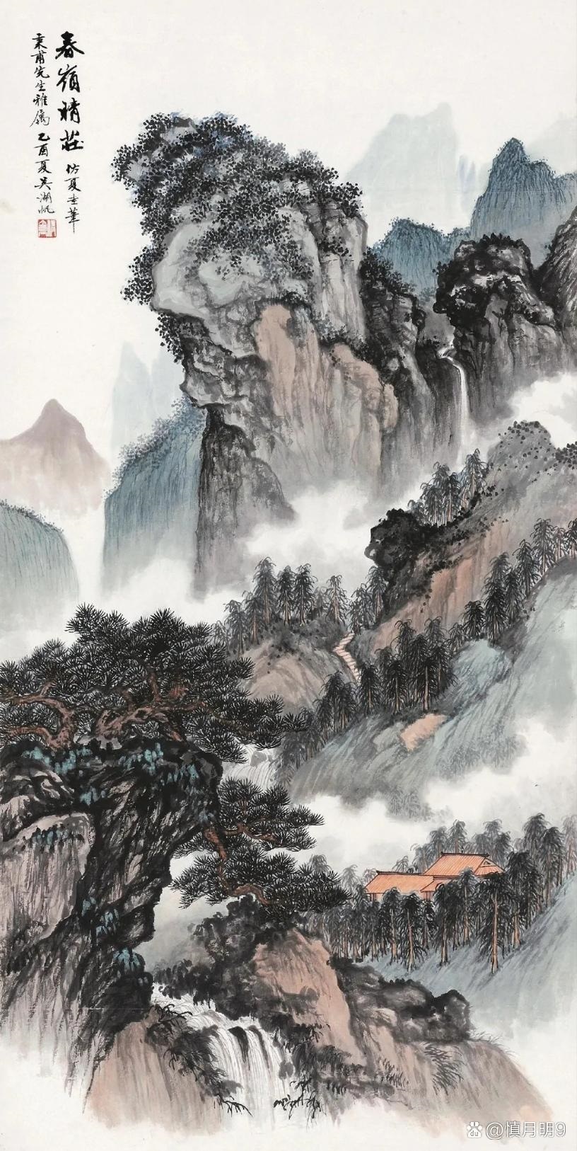 吴湖帆是中国近现代画家,鉴定家,收藏家,以山水画著称,画作缜丽丰腴