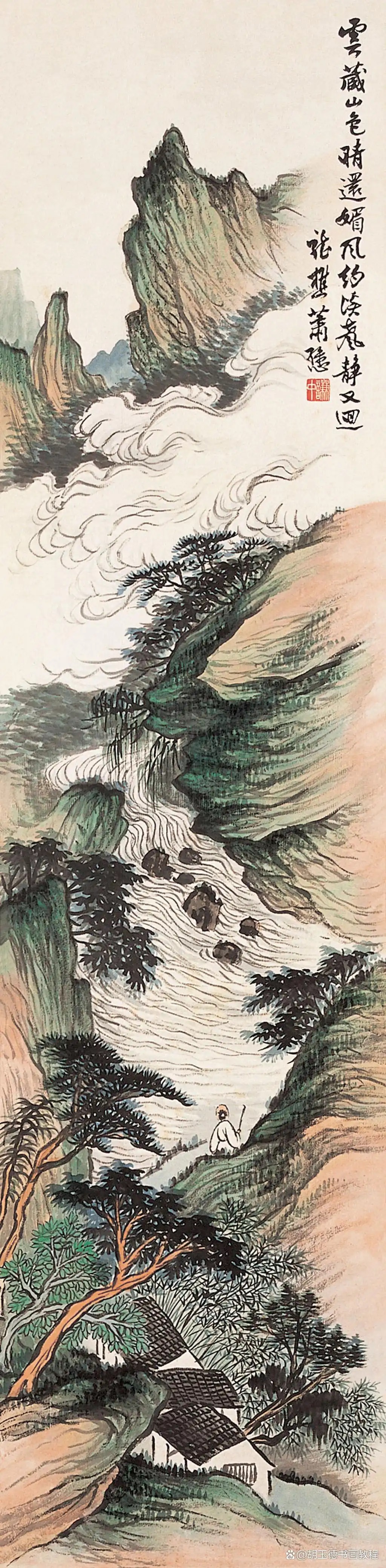 作品构图饱满灵动,层次分明,有"黑萧","褐萧","