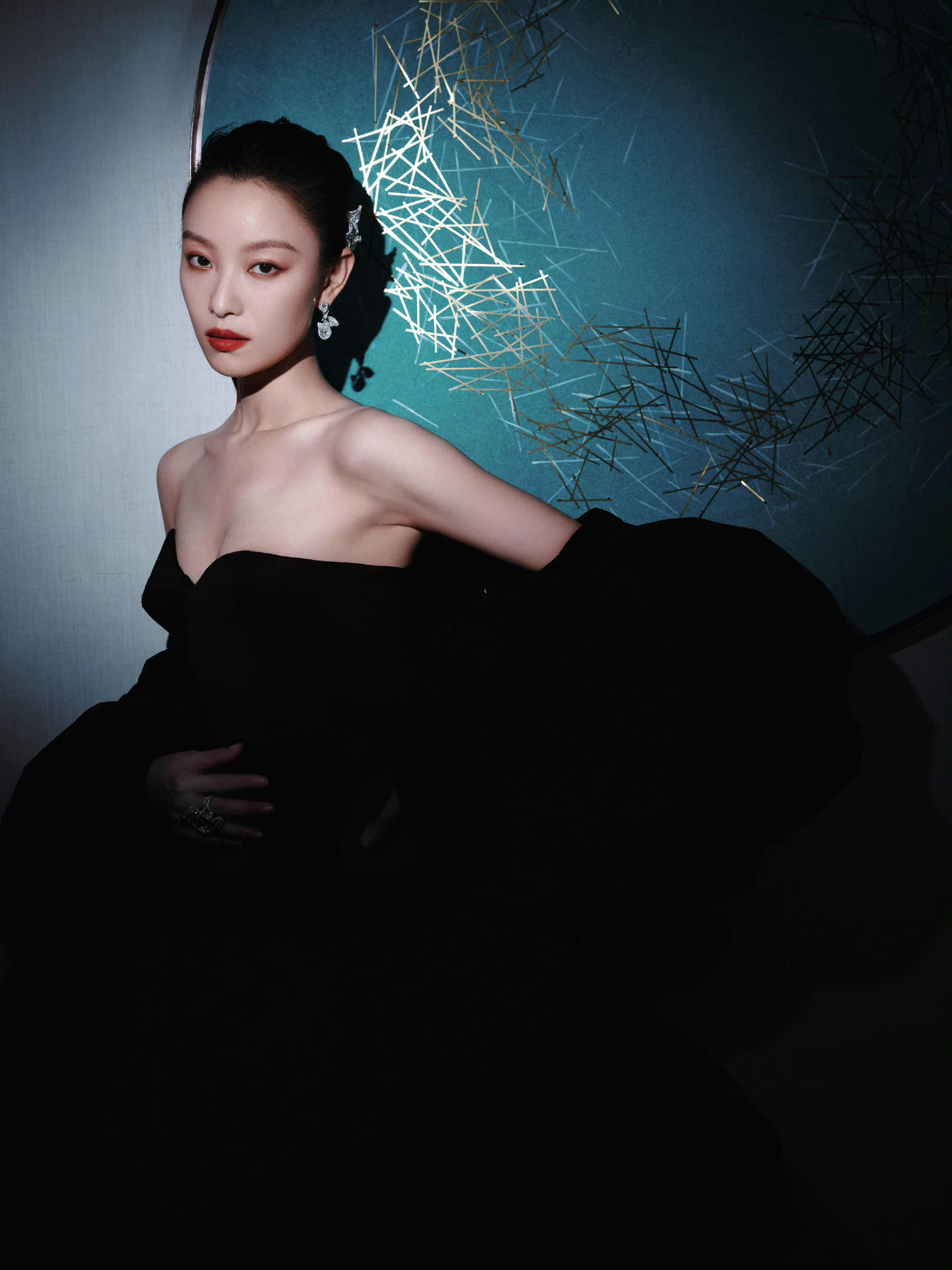 脖子真长背真薄优秀的头身比