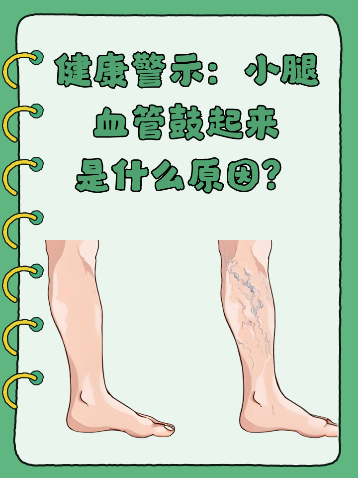 到小腿部位的血管似乎比其他地方更为突出,有时甚至会出现鼓起的现象