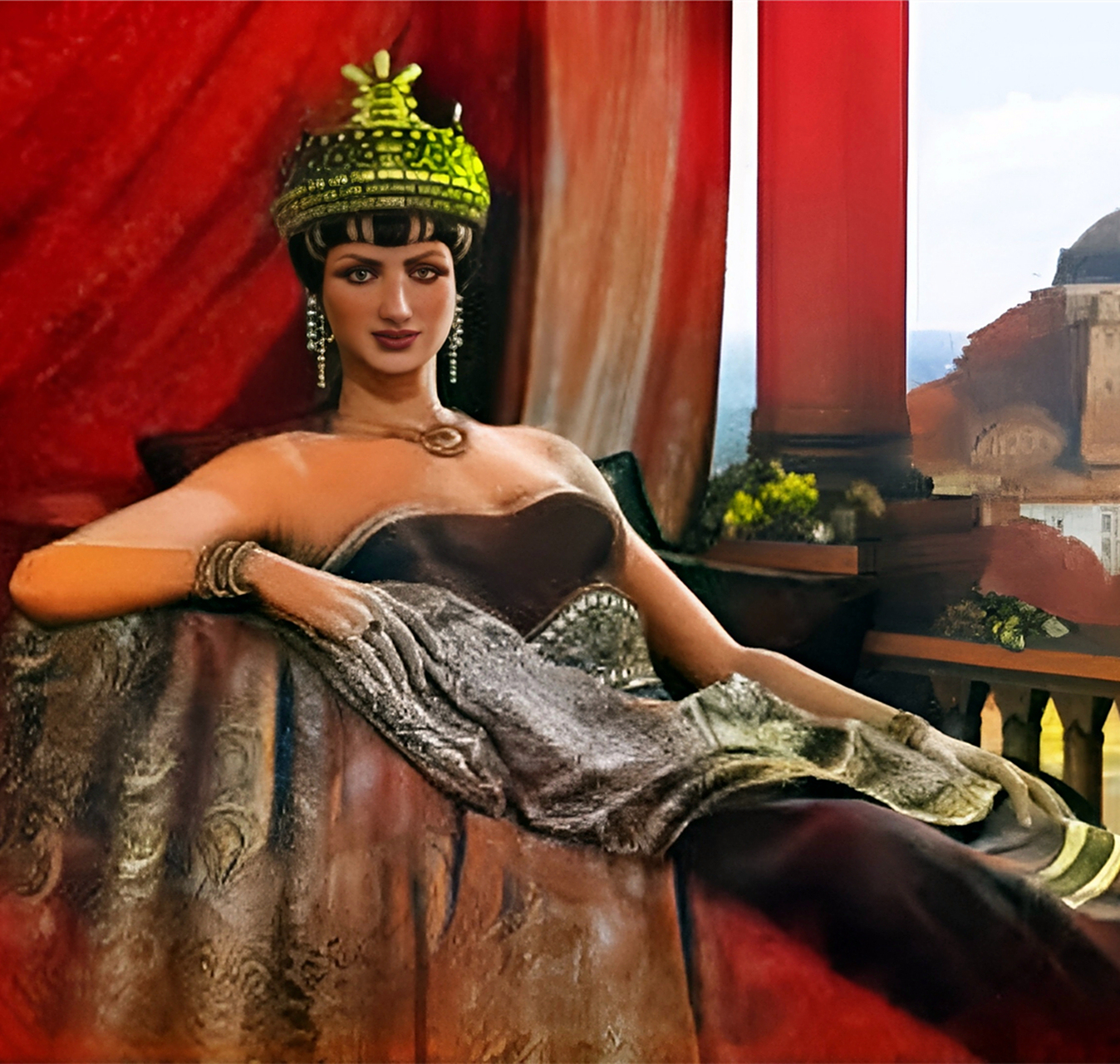 狄奥多拉女与女皇姐姐佐伊一起将姐夫米海尔五世的双眼弄瞎,又将其