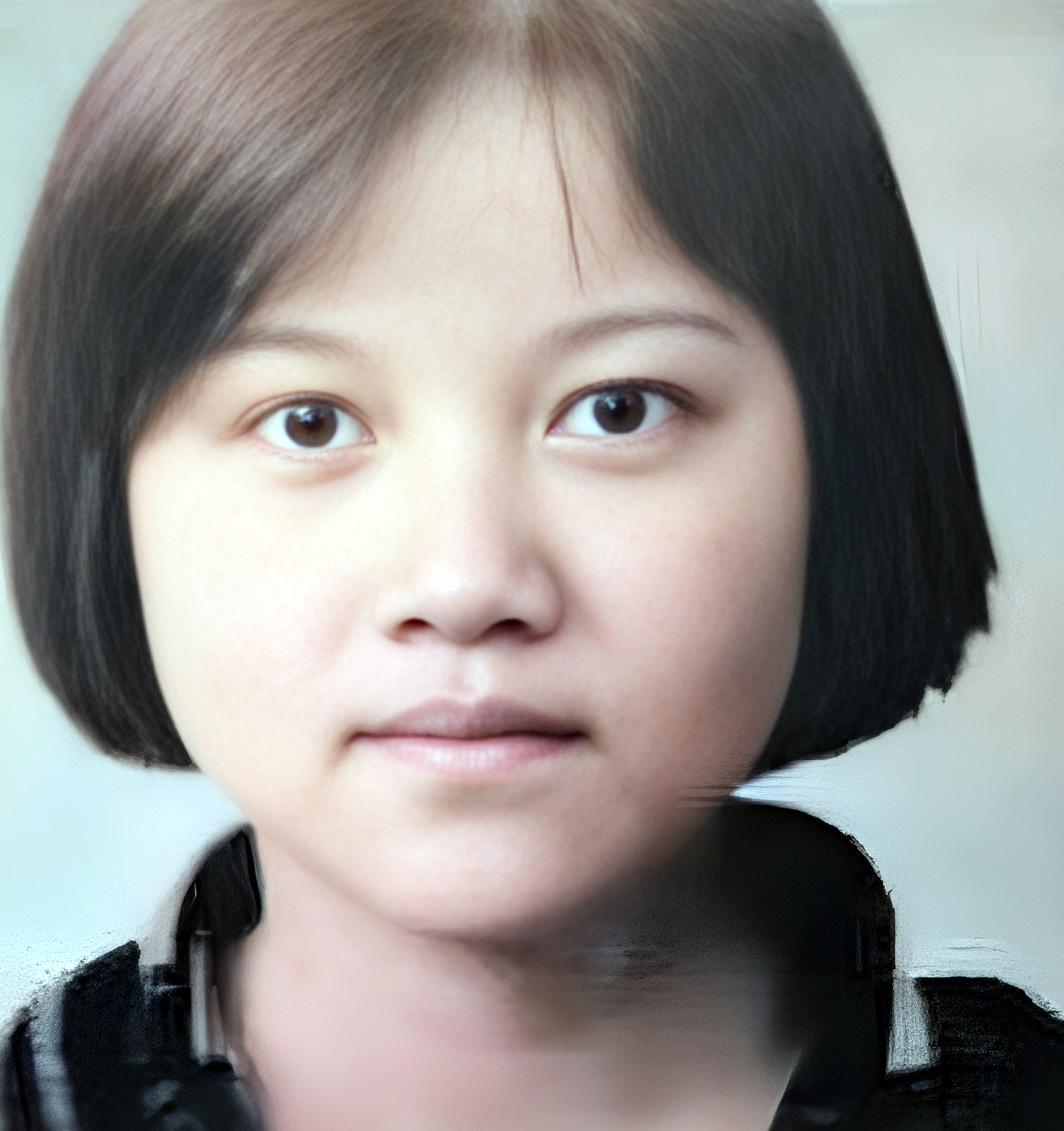 这个齐耳短发大眼睛圆脸的小姑娘是著名歌手张雨生的妹妹张玉仙