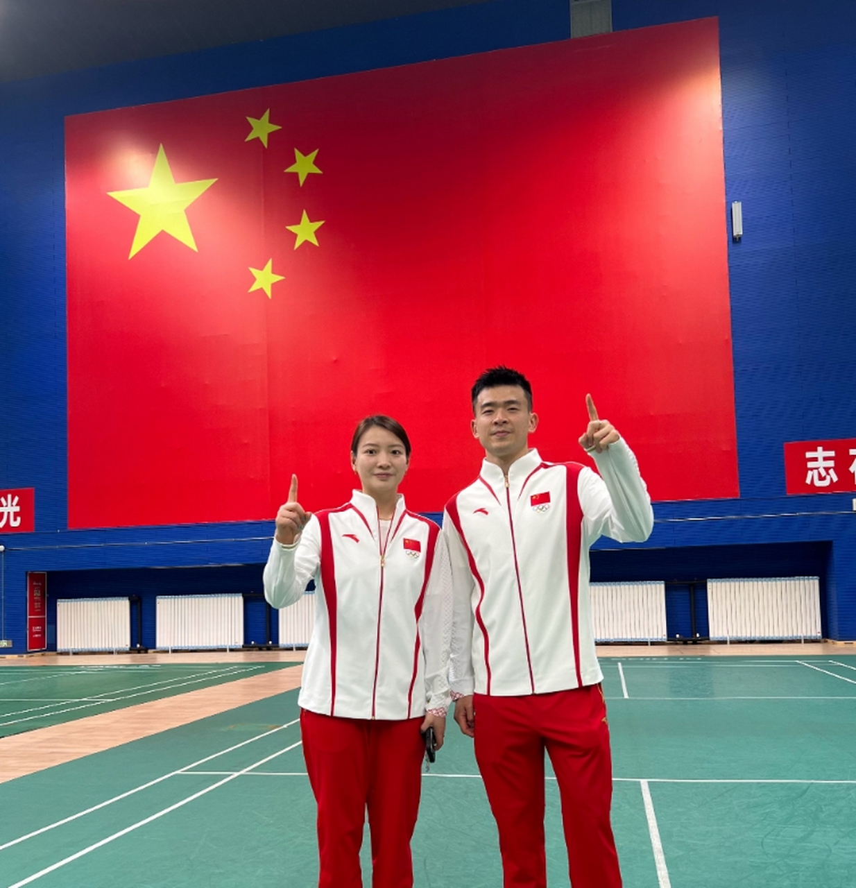 7月19日,国羽名将郑思维,黄雅琼晒出照片!