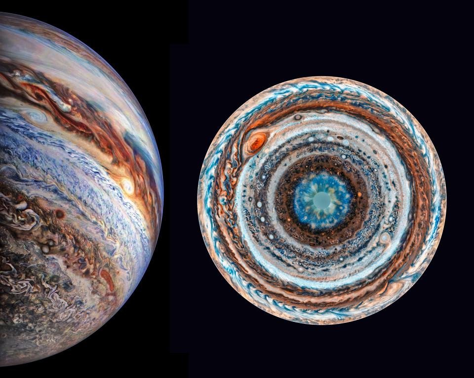 感谢艺术家渲染的木星图像,让更多人领略宇宙之美#上百度遇见科学