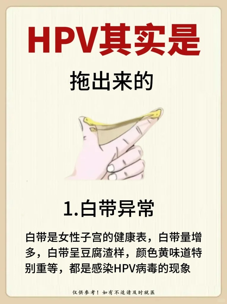 hpv阳性有什么症状图片图片